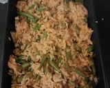 Sült rizses zöldbab húsmentesen recept fázis 2 fotója