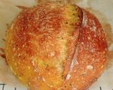 Foto langkah ke 15 dari resep Kunyit Jinten Hitam Sourdough Bread.