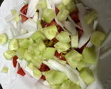 Foto del paso 4 de la receta: Ensalada de la huerta con atún en aceite de oliva