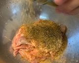 A picture of step 1 of Chicken Parmigiana.