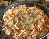 Foto del paso 2 de la receta: Berenjenas al horno con pollo y salchichón ibérico