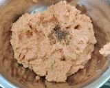 A picture of step 3 of Masoor Dal Pakoda.