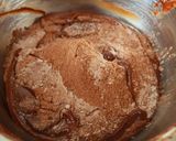 Hình bước làm 4 của món Bánh Brownie mềm ẩm ít ngọt