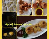 A picture of step 11 of Onion kachori(flower shape).