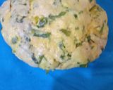 A picture of step 1 of Methi parantha.