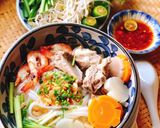 Hình bước làm 3 của món Bánh canh nấu sườn non, tôm khô