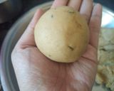 A picture of step 6 of Rajasthani Bati.