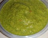 A picture of step 4 of Green chutney.
