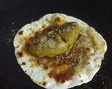 A picture of step 3 of Paneer Schezwan frenki.