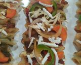 पास्ता पिज़्ज़ा (pasta pizza recipe in Hindi) रेसिपी चरण 10 फोटो