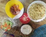 Gambar langkah 5 resipi Spiral Pasta with Prego Cheese and Herbs.