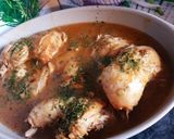 Une image de l'étape 5 de Poulet au coca sauce forestière 😋.