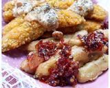 Foto langkah ke 3 dari resep Bunga Tebu Goreng Vegan.