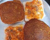 A picture of step 6 of Sandwich with Cheese Spread and Besan Chilla.