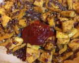 A picture of step 4 of Pollo con Piña y Berenjena.