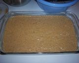 A picture of step 5 of Melahrini (walnut cake with syrup) from Pelion.