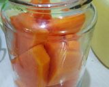 Foto langkah ke 2 dari resep Pepaya Siram Yogurt.