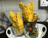 A picture of step 5 of Gujarati: Fafda-Basundi (Mango).