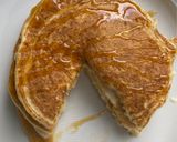 Φωτογραφία βήματος 4 της συνταγής Αφράτα pancakes με γεύση μιλφέιγ !