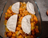 Une image de l'étape 2 de Patate douce au camembert.