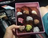 Hình bước làm 2 của món Chocolate truffle