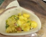 सिंघाड़ा (समोसा) चाट रेसिपी चरण 3 फोटो