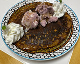 A picture of step 3 of Coconut Cocoa Pancake (Snack Attack Edition).