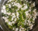 A picture of step 2 of Falahari stuffed Patties.