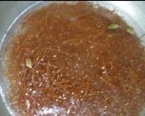 A picture of step 2 of Jhatpat saviyan with left over things.