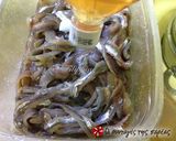 A picture of step 5 of Maria's marinated gavros.