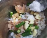 सागो सिज़लर पोप्स गार्लिक कोकोनट सॉस के साथ रेसिपी चरण 1 फोटो