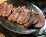 Une image de l'étape 9 de Rôti de sanglier au lard et vin rouge (marinade maison au cognac, aromates et légumes).