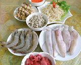 Hình bước làm 1 của món Cháo thập cẩm