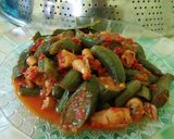 Foto langkah ke 8 dari resep Tumis baby cumi terong ijo.