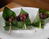 A picture of step 4 of Dates paan bites.