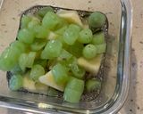 A picture of step 3 of Chia seed pudding.