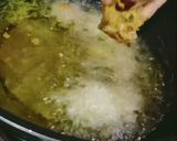A picture of step 2 of Mince meat pakorey.