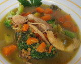 Foto del paso 4 de la receta: Lentejas verduras y pollo