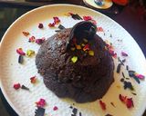 A picture of step 5 of Chocolate Halwa/Sheera.