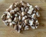 A picture of step 2 of Truffled Fontina and Mushroom Pizza.