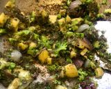 A picture of step 3 of Broccoli cheese rice.