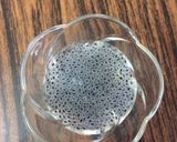 A picture of step 1 of Healthy pudina lassi with sabja.