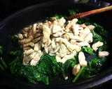 Foto del paso 9 de la receta: Pechuga de pollo con espinaca al limón sobre pasta- diet
