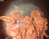 A picture of step 2 of Spicy prawns.