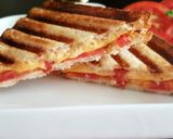 A picture of step 5 of Tomato and Cheese Grilled Sandwich.