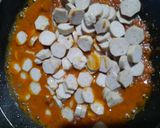 Foto langkah ke 2 dari resep Spaghetti Sosis Bumbu Rendang.