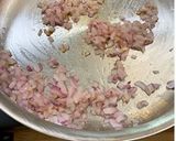 A picture of step 3 of Palak panner.