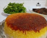 عکس مرحله 8 از دستور ته دیگ سیب زمینی رنده ای