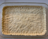 A picture of step 2 of Maple Pecan Shortbread Bars.