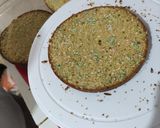 Foto del paso 6 de la receta: Birthcake de Grinch con relleno de natilla de vainilla